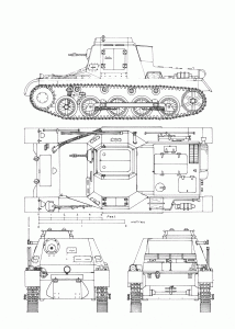 SdKfz 265 Panzerbefehlswagen blueprint