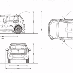 Volkswagen Up blueprint