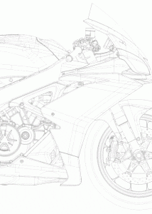 Aprilia RSV4 R blueprint