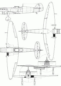 Avia B.35 blueprint