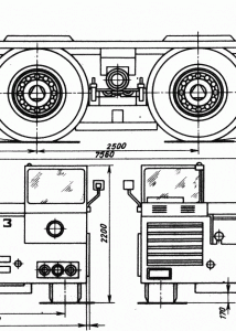 BelAZ 6411 blueprint