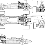 Brabham BT26 blueprint