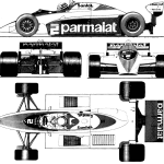 Brabham BT50 blueprint