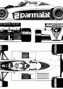 Brabham BT50 blueprint