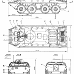 BTR-70 blueprint