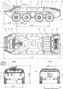 BTR-70 blueprint