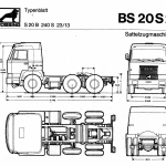Bussing BS 20 S2 blueprint