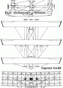 Caproni Ca.60 blueprint