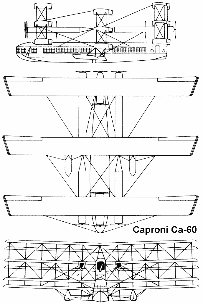 Caproni Ca.60 blueprint