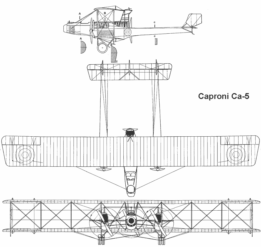 Caproni Ca.5 blueprint