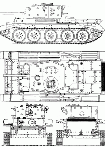 Cromwell tank blueprint