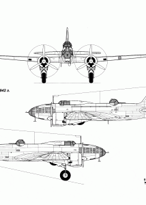 Ilyushin DB-3 blueprint