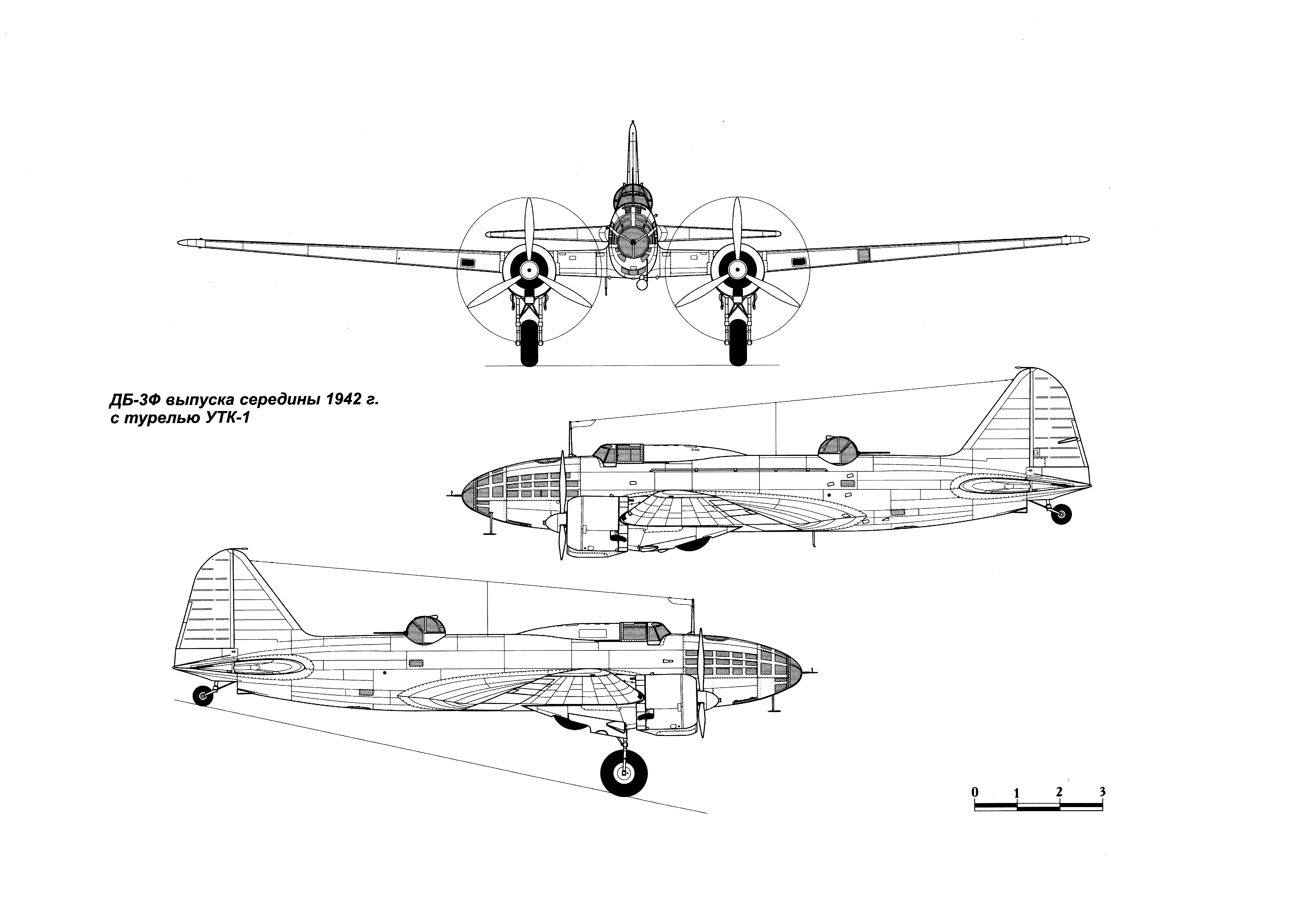 Ilyushin DB-3 blueprint