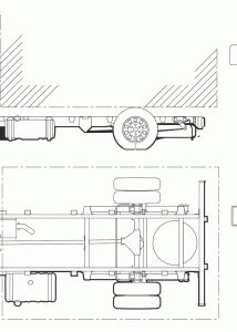 Iveco Daily Chassis truck blueprint