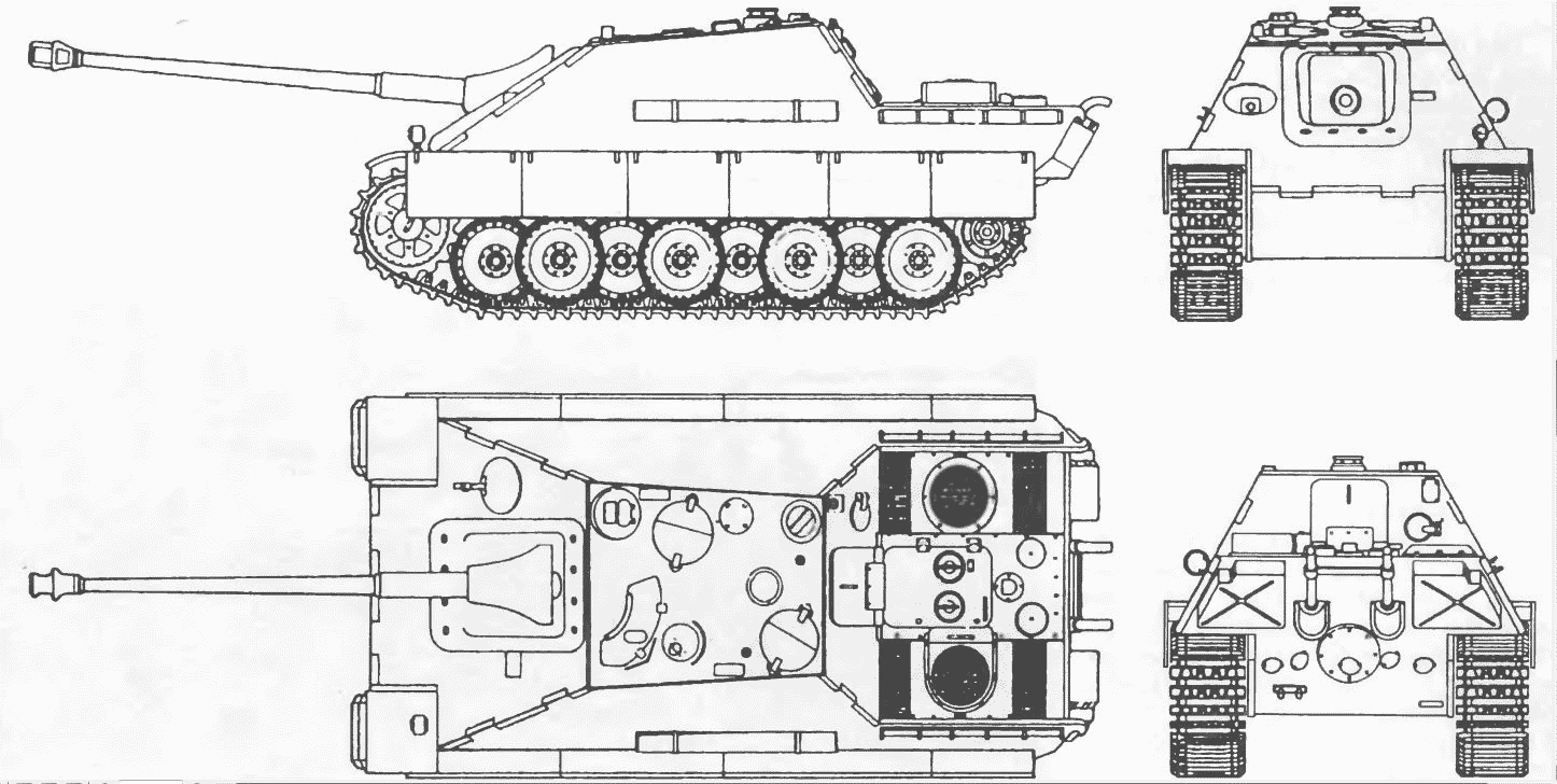 Jagdpanther blueprint