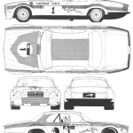 Jaguar XJ12-C blueprint