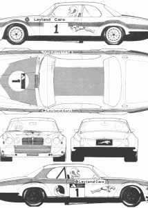 Jaguar XJ12-C blueprint