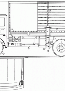 Jelcz 315 M blueprint