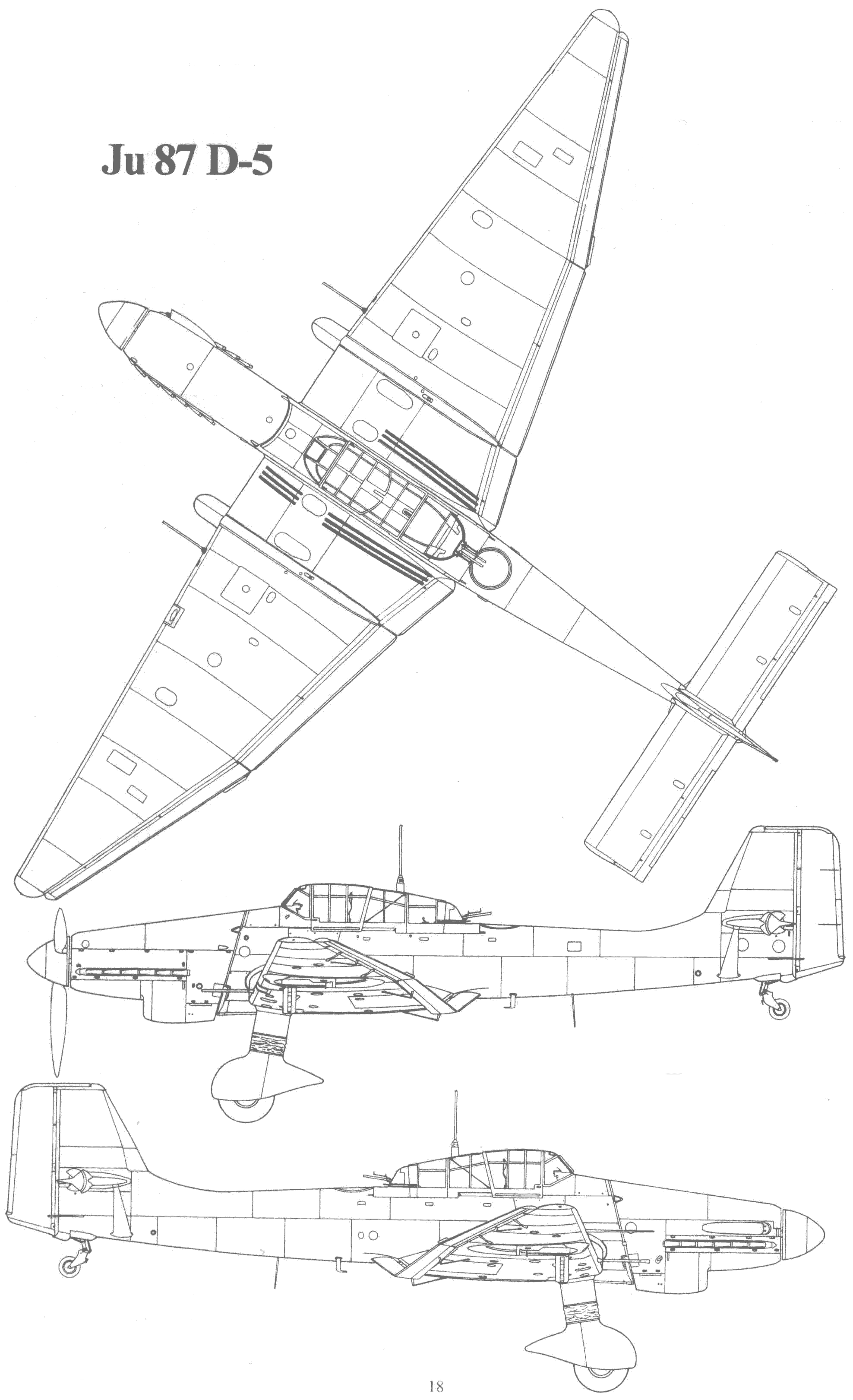 Ju 87 blueprint