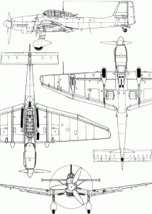 Junkers Ju 87 blueprint