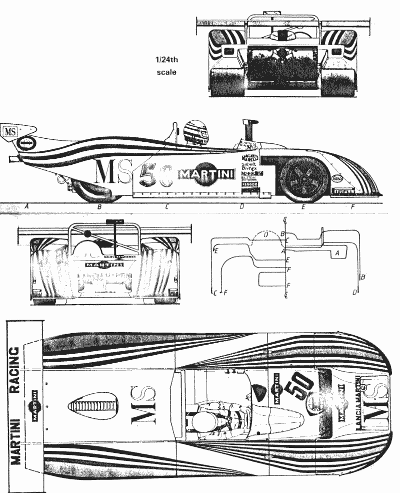 Lancia LC1 blueprint