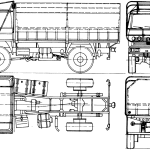 LiAZ 100.55D Paris-Dakar blueprint