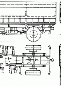 LiAZ 100.55D Paris-Dakar blueprint