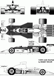 McLaren M23 blueprint