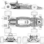 Matra MS120 blueprint