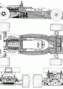 Matra MS120 blueprint