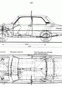 Mazda 1000 blueprint