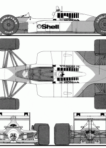 McLaren MP4/4 blueprint