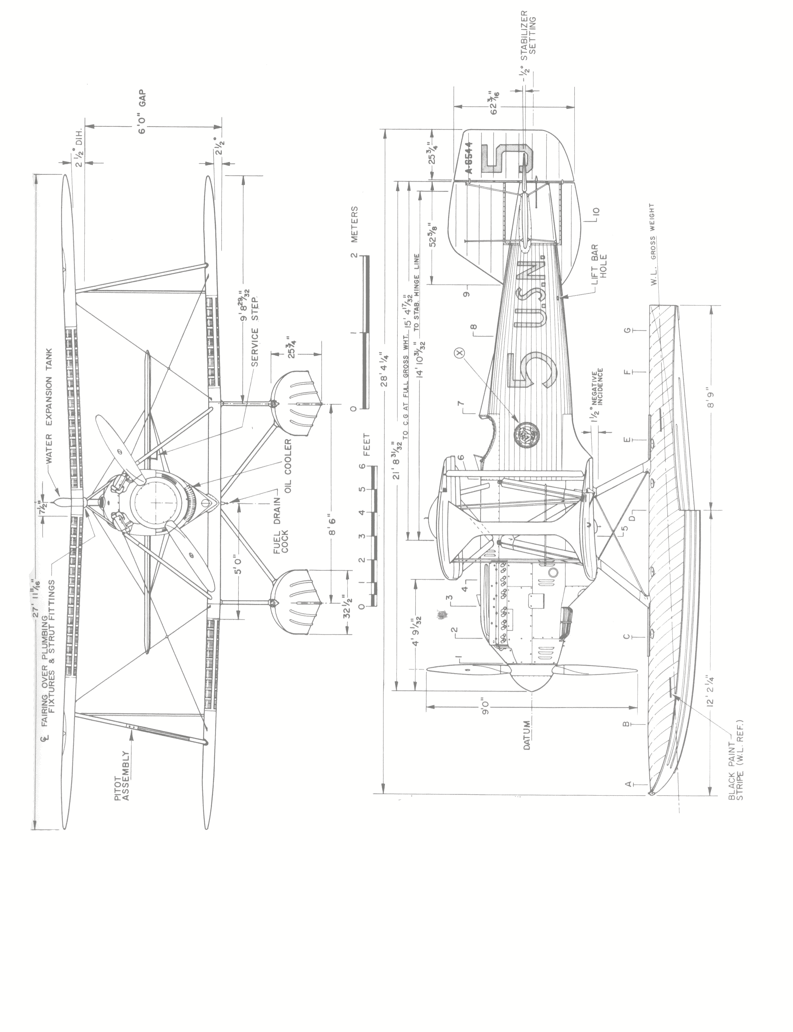 Navy-Wright NW-2 blueprint