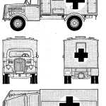 Opel Blitz Ambulance blueprint