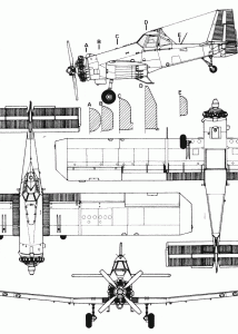 M-18 Dromader blueprint