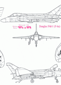 F4D (F-6) Skyray blueprint