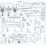Grumman E-1 Tracer blueprint