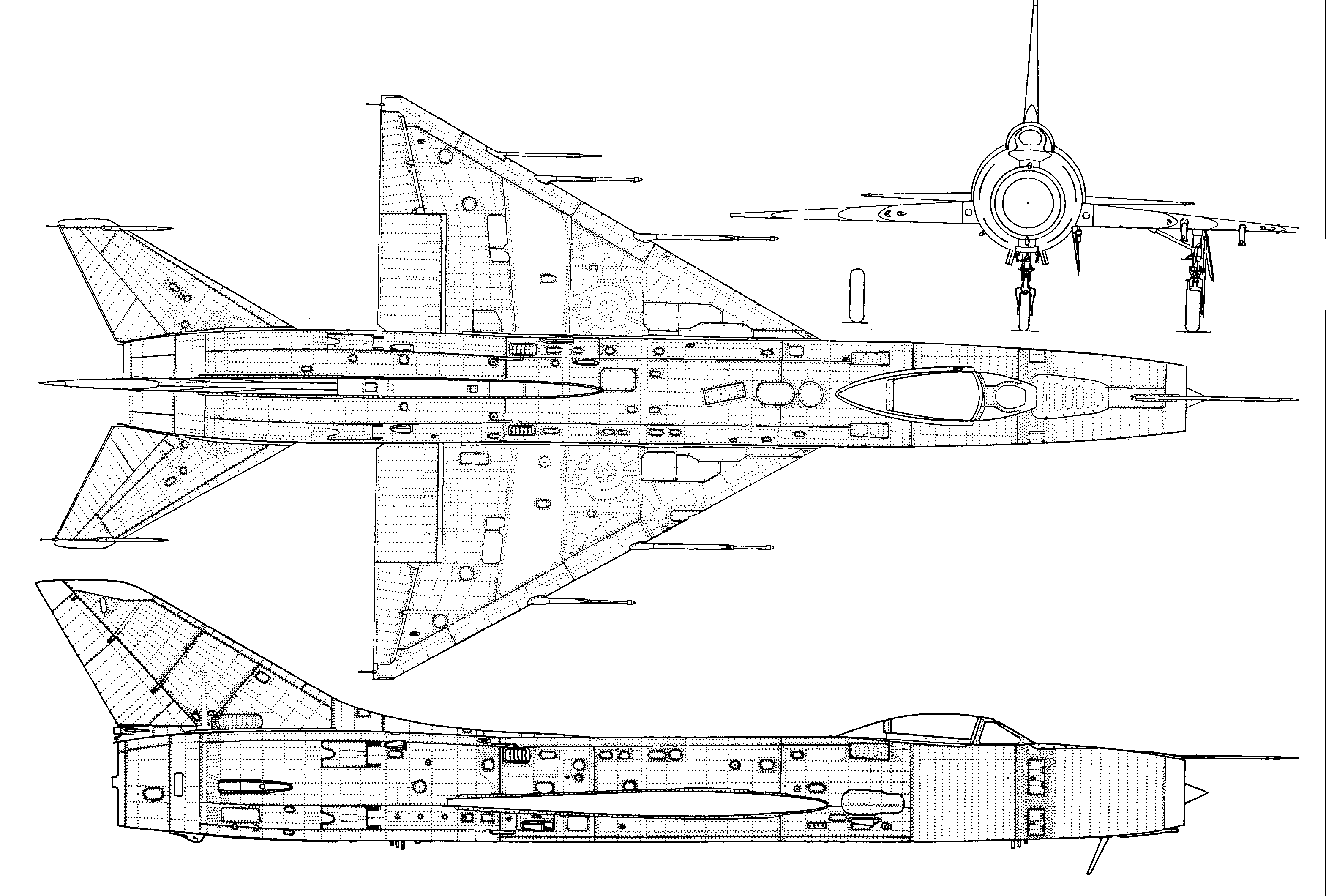 Tu-28 blueprint