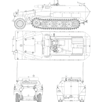 Sd.Kfz. 251 blueprint