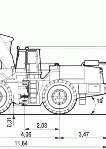 BelAZ 7822 blueprint