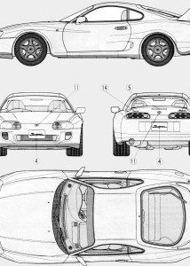 Toyota Supra blueprint