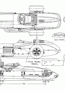 Watson Roadster blueprint