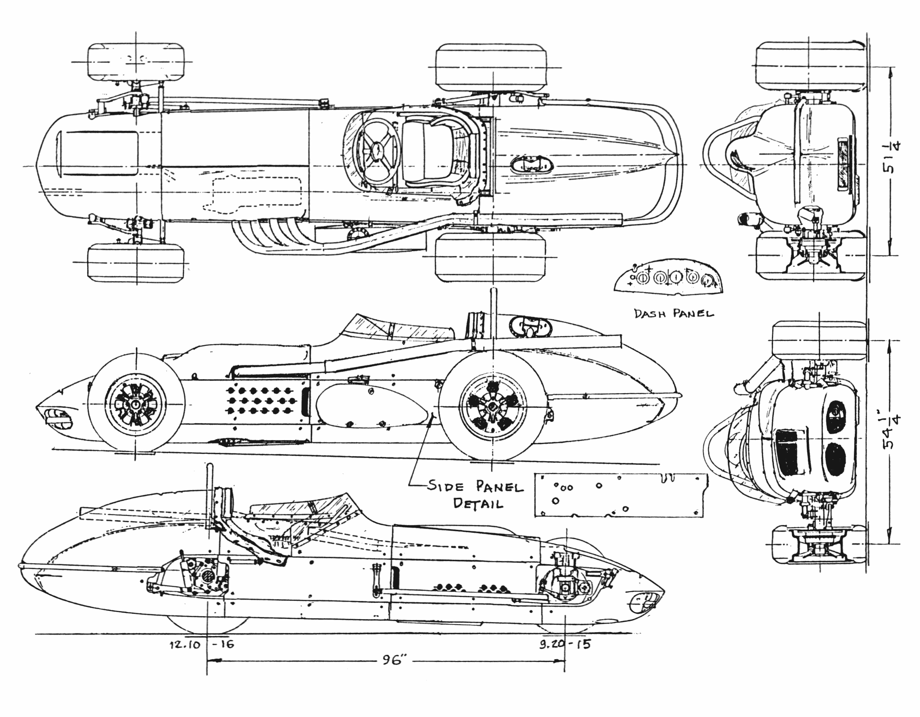 Watson Roadster blueprint