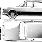 Alfa Romeo 2000 Berlina blueprint