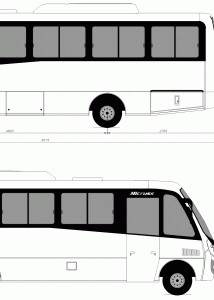 Busscar Micruss blueprint