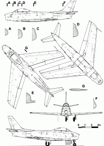 CL-13 Sabre blueprint