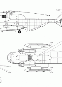 Sikorsky CH-53 Sea Stallion blueprint