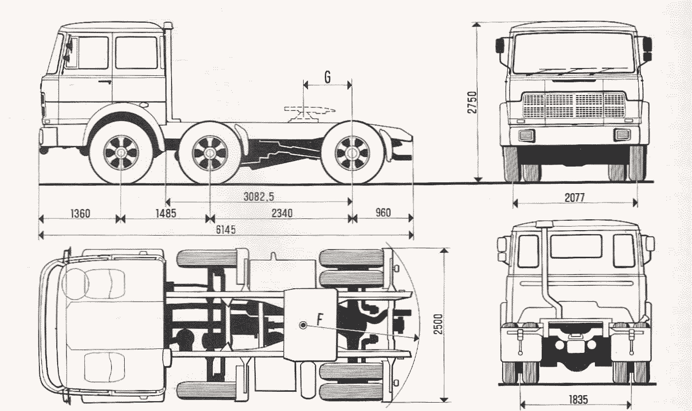 Fiat 180 NT blueprint