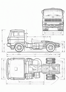 Skoda-Liaz 100.45 blueprint