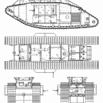 Mark V Tank blueprint
